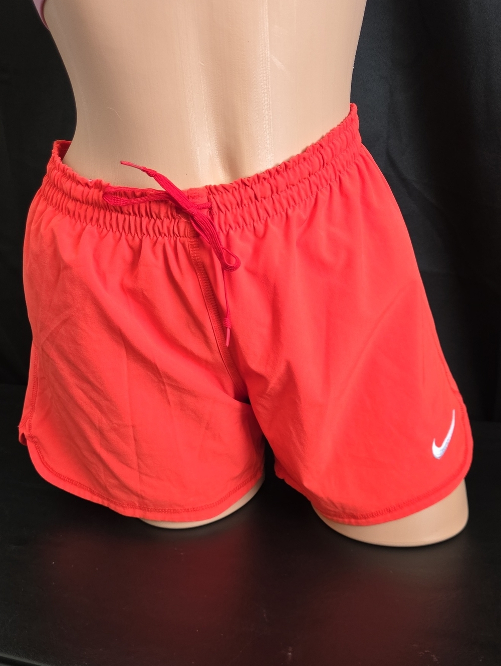 Nike Women's Bright Coral Athletic Shorts with Drawstring